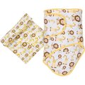 Miracleware MiracleWare 4940 Giraffes & Lions Blanket & Muslin Swaddle Set 4940